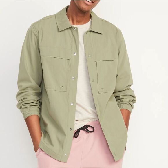 Old Navy Workwear Shirt Jacket - Picture 1 of 11